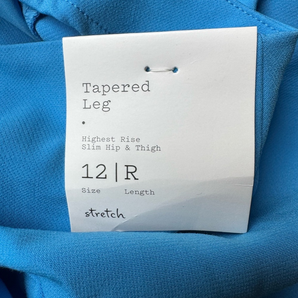 a new day Bright Blue Cropped Pants - Picture 5 of 5